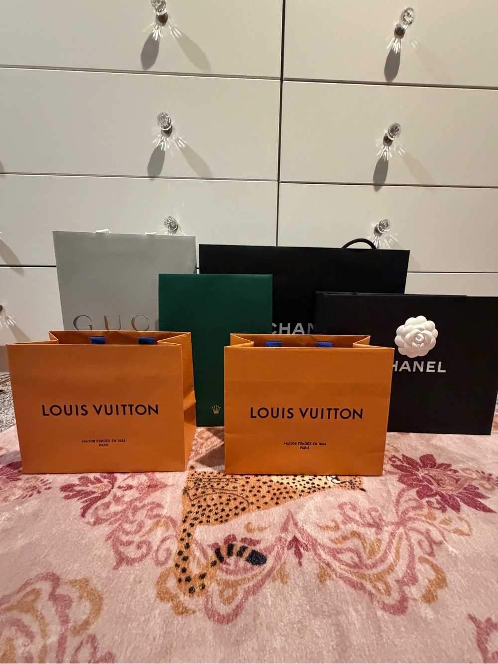 Authentic designer shopping bags